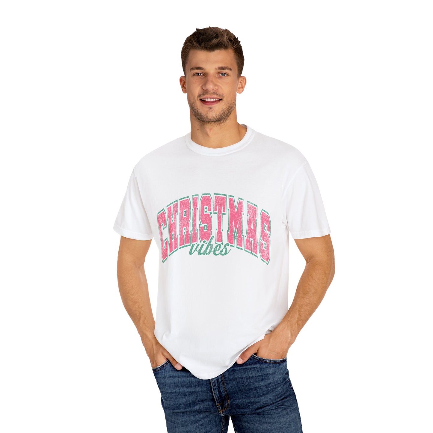 Christmas Vibes Garment-Dyed T-shirt