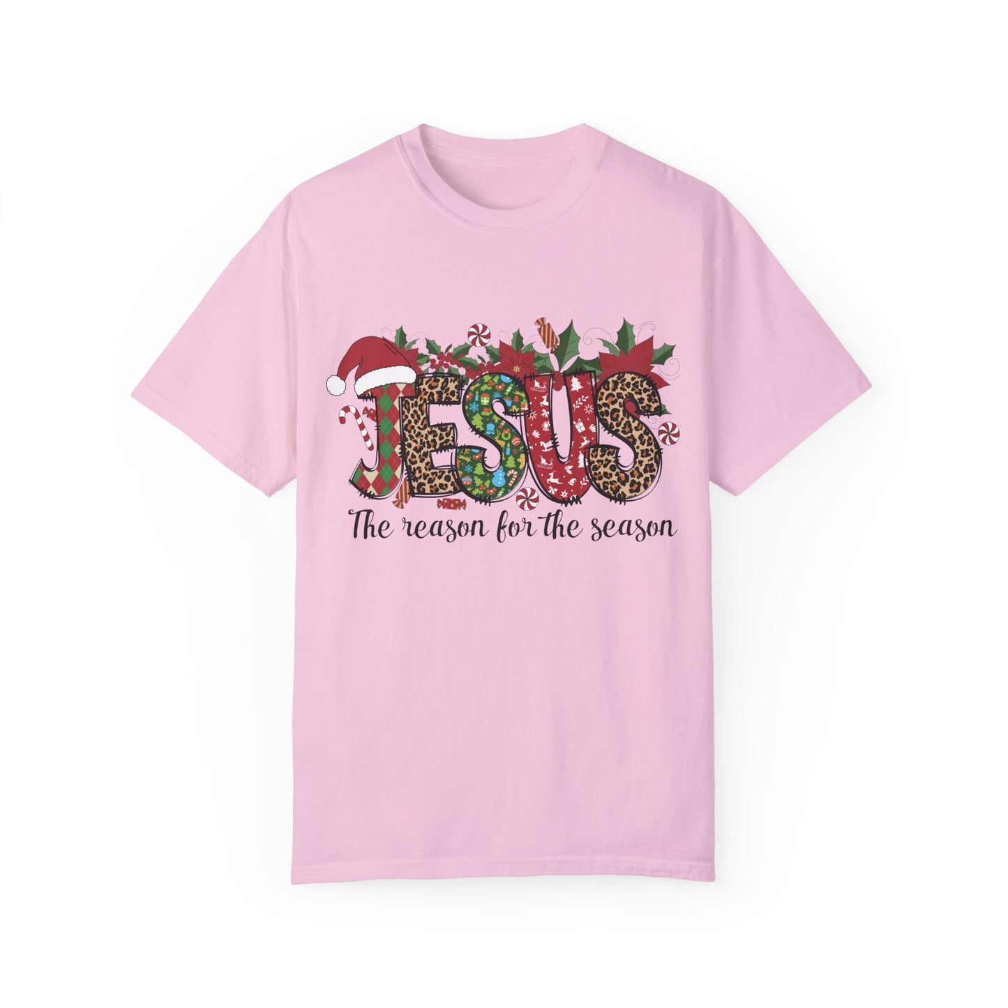 Jesus Christmas Garment-Dyed T-shirt