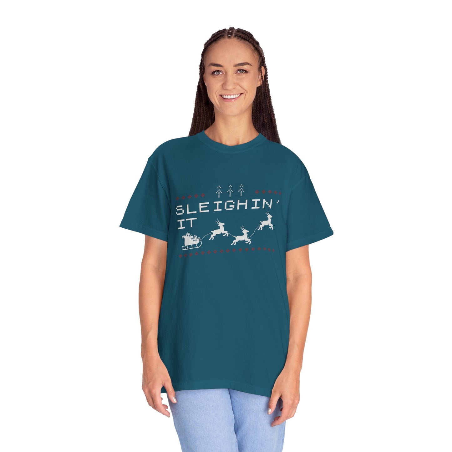 Sleighin it Garment-Dyed T-shirt