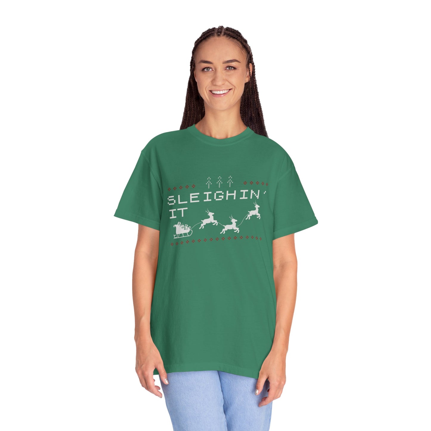 Sleighin it Garment-Dyed T-shirt