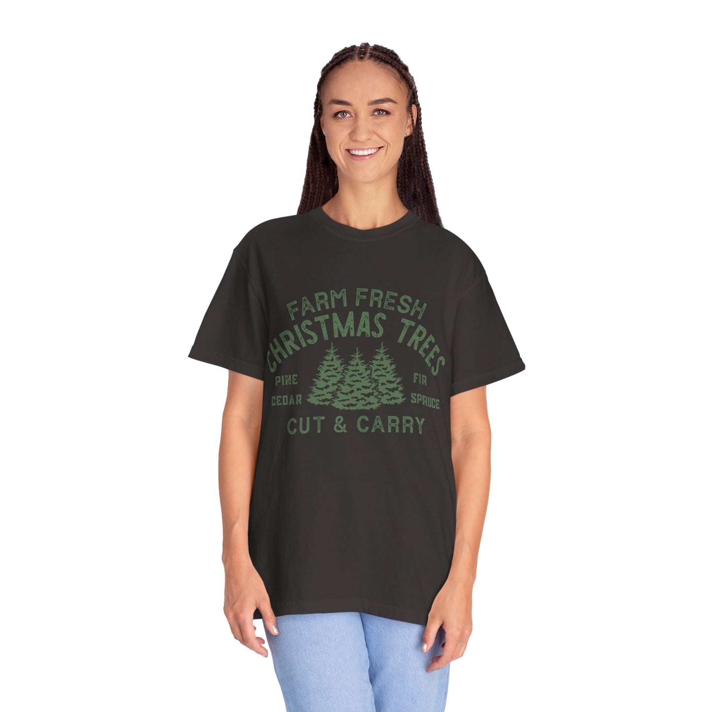 Christmas tree Garment-Dyed T-shirt