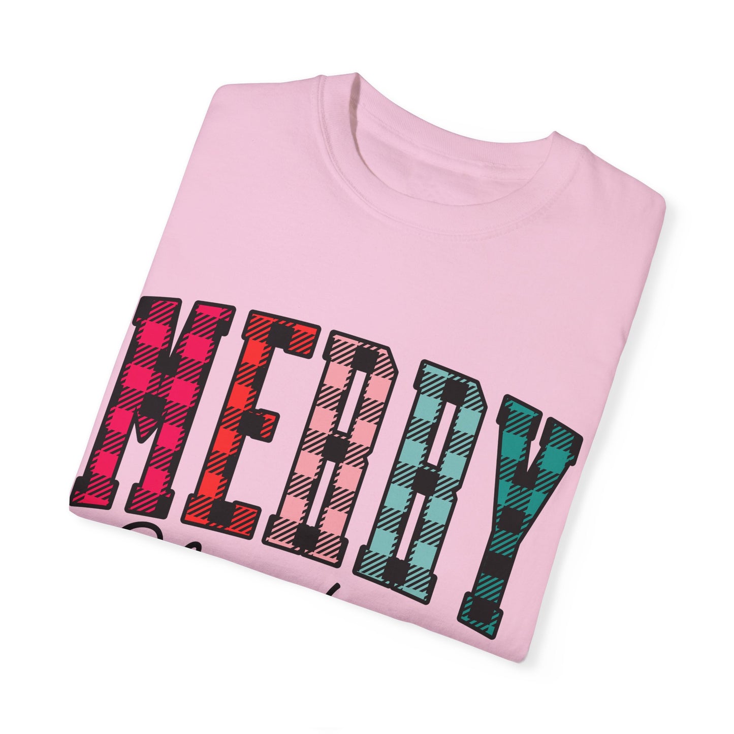 Merry Christmas Garment-Dyed T-shirt