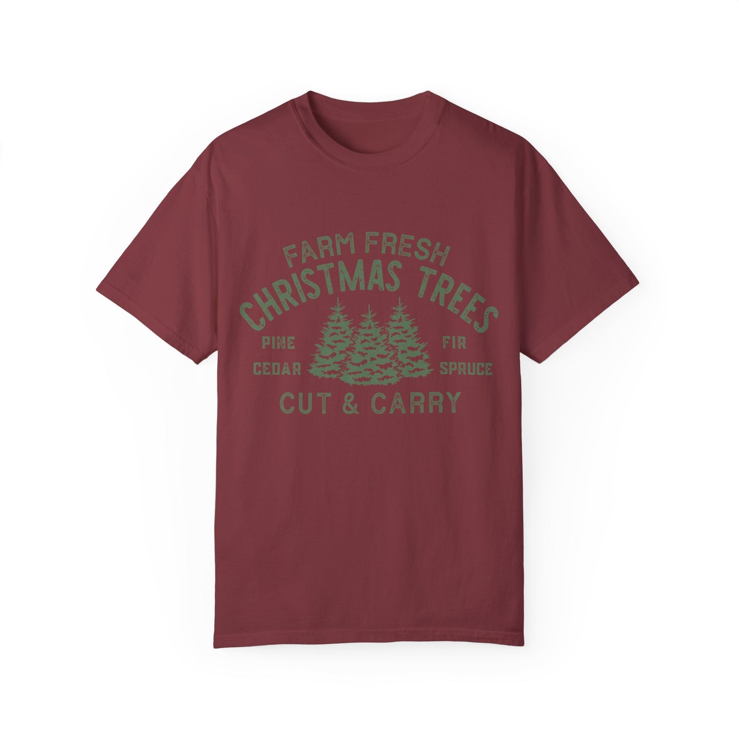 Christmas tree Garment-Dyed T-shirt