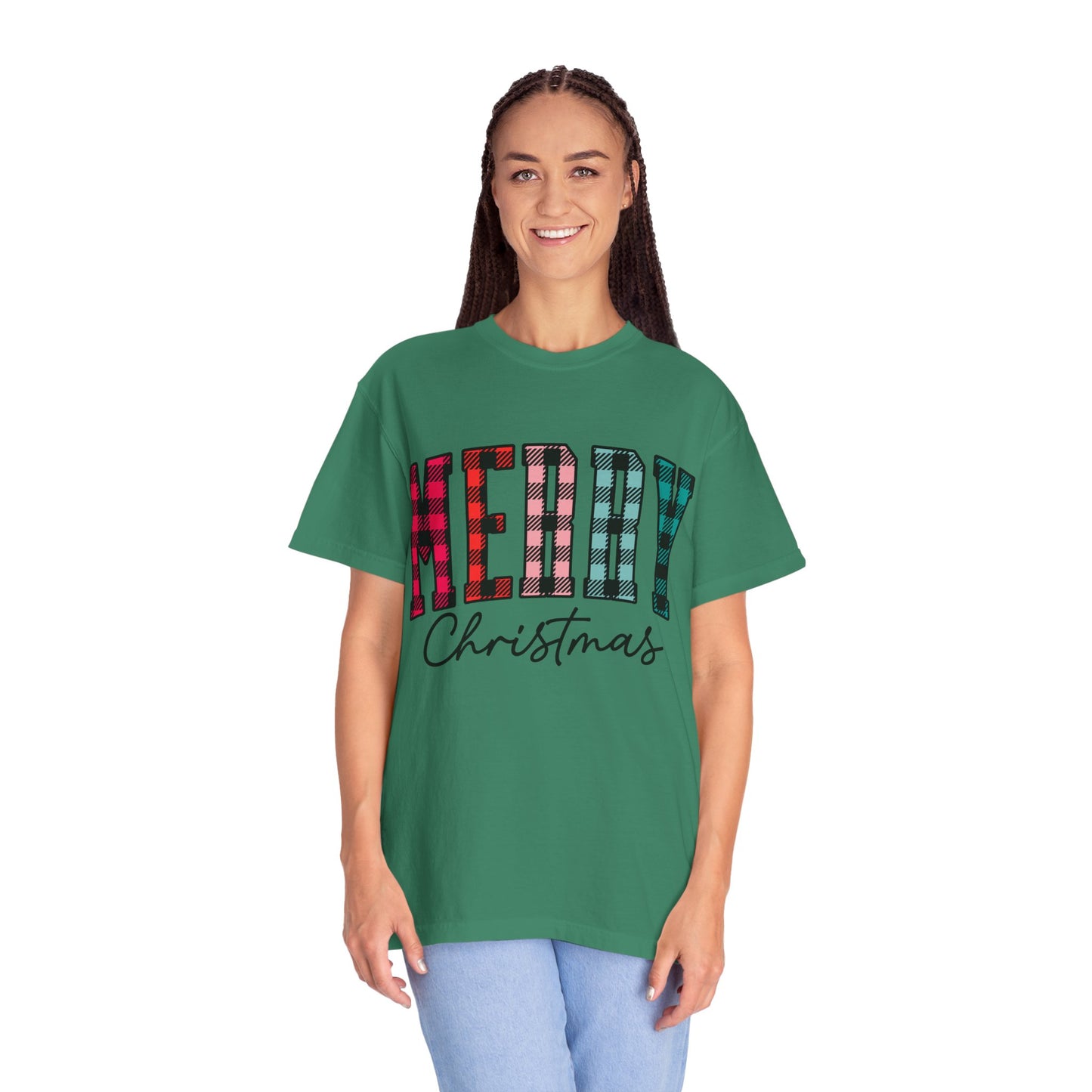 Merry Christmas Garment-Dyed T-shirt