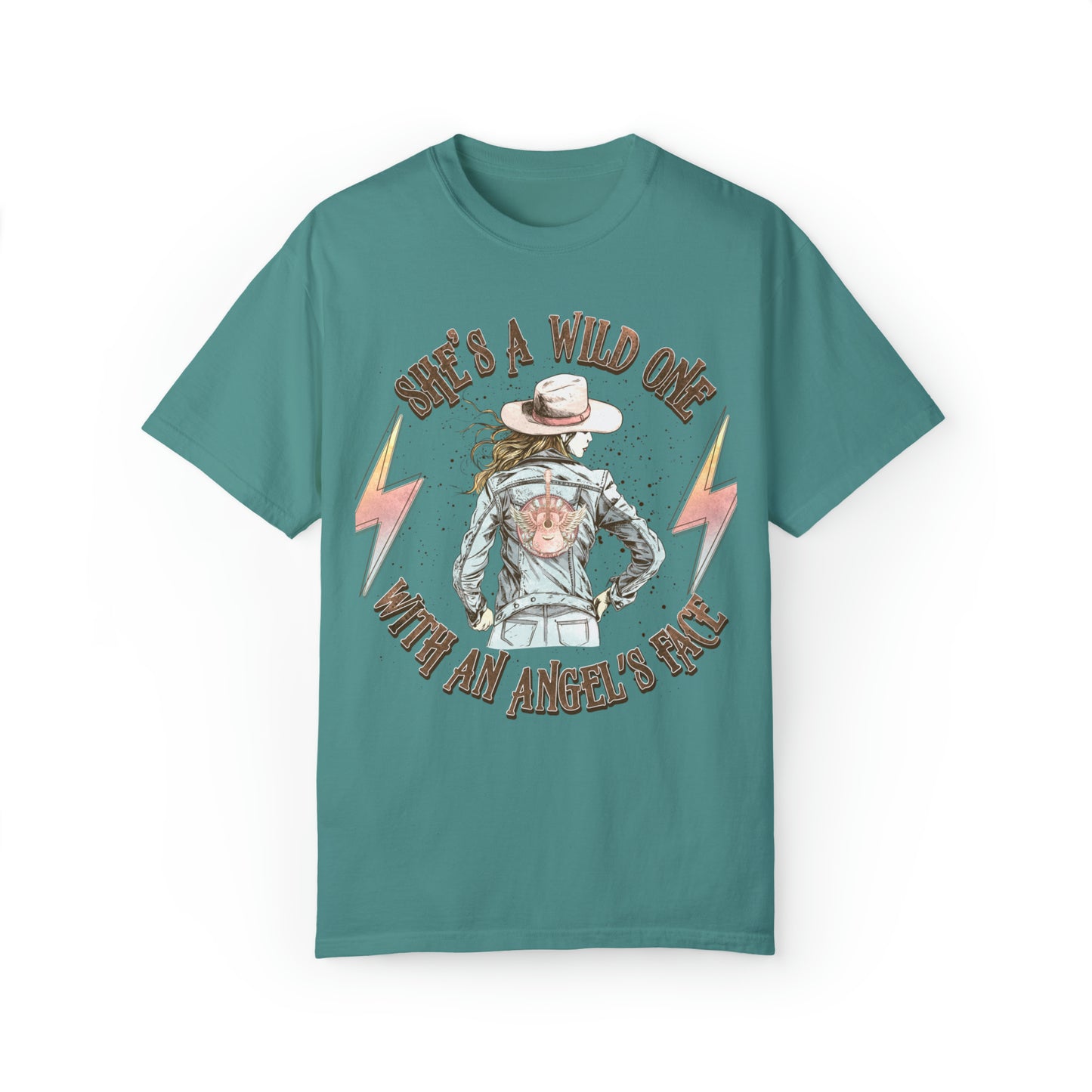 She's a wild one Unisex Garment-Dyed T-shirt