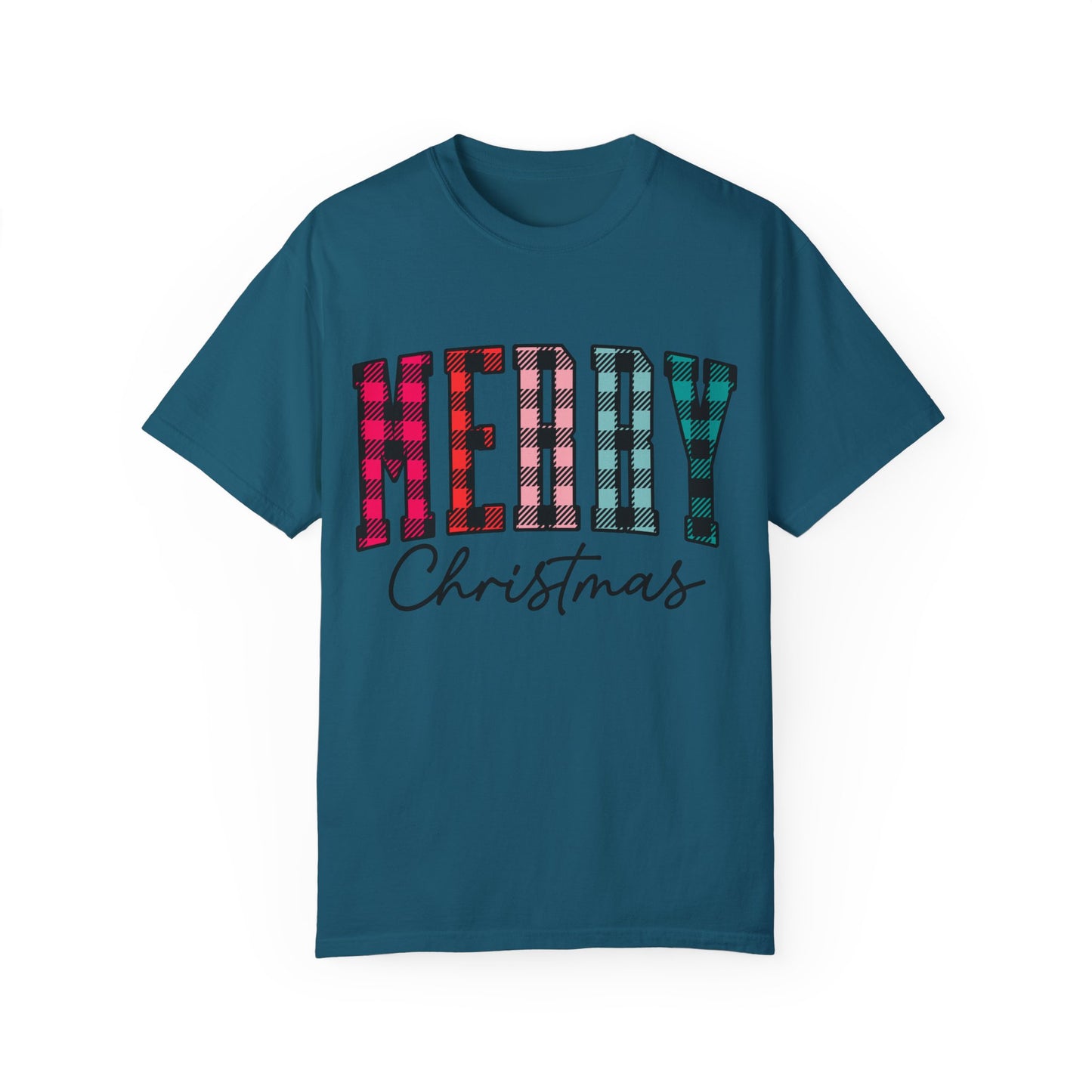 Merry Christmas Garment-Dyed T-shirt