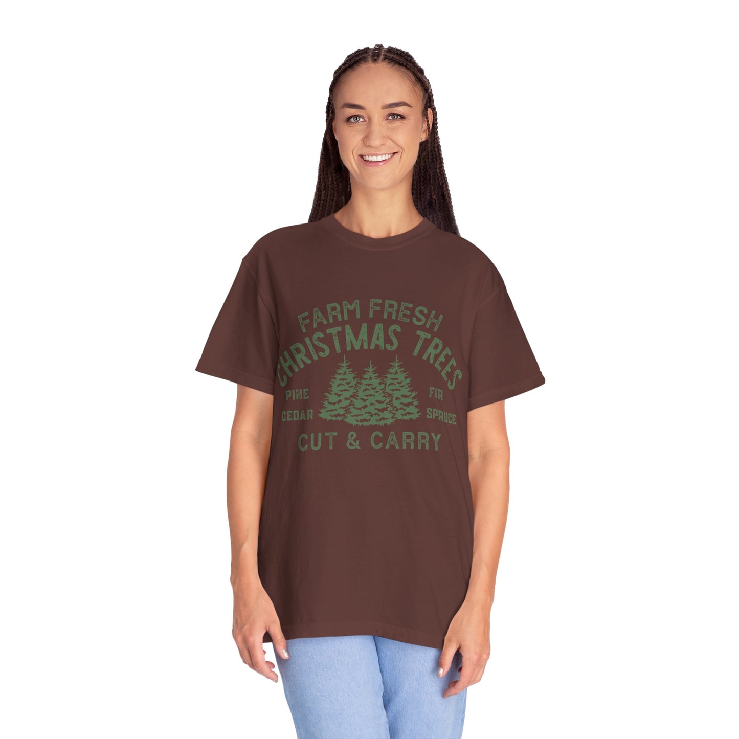 Christmas tree Garment-Dyed T-shirt