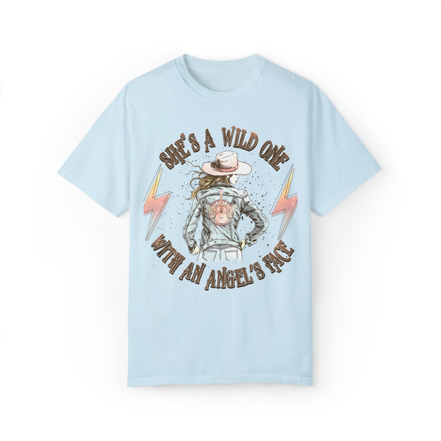 She's a wild one Unisex Garment-Dyed T-shirt