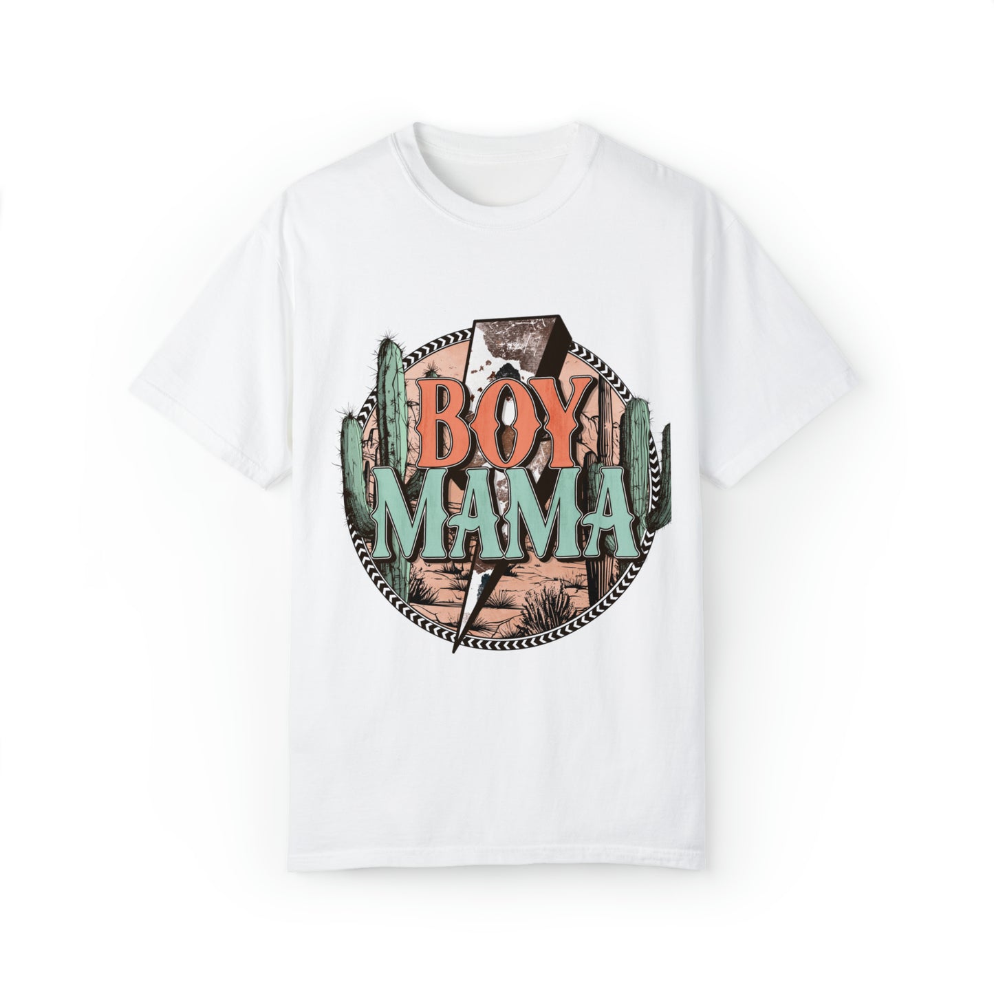 Boy Mama Unisex Garment-Dyed T-shirt