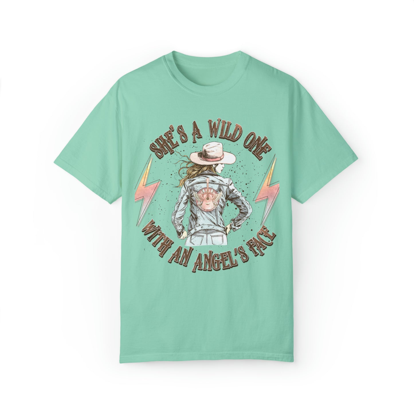 She's a wild one Unisex Garment-Dyed T-shirt