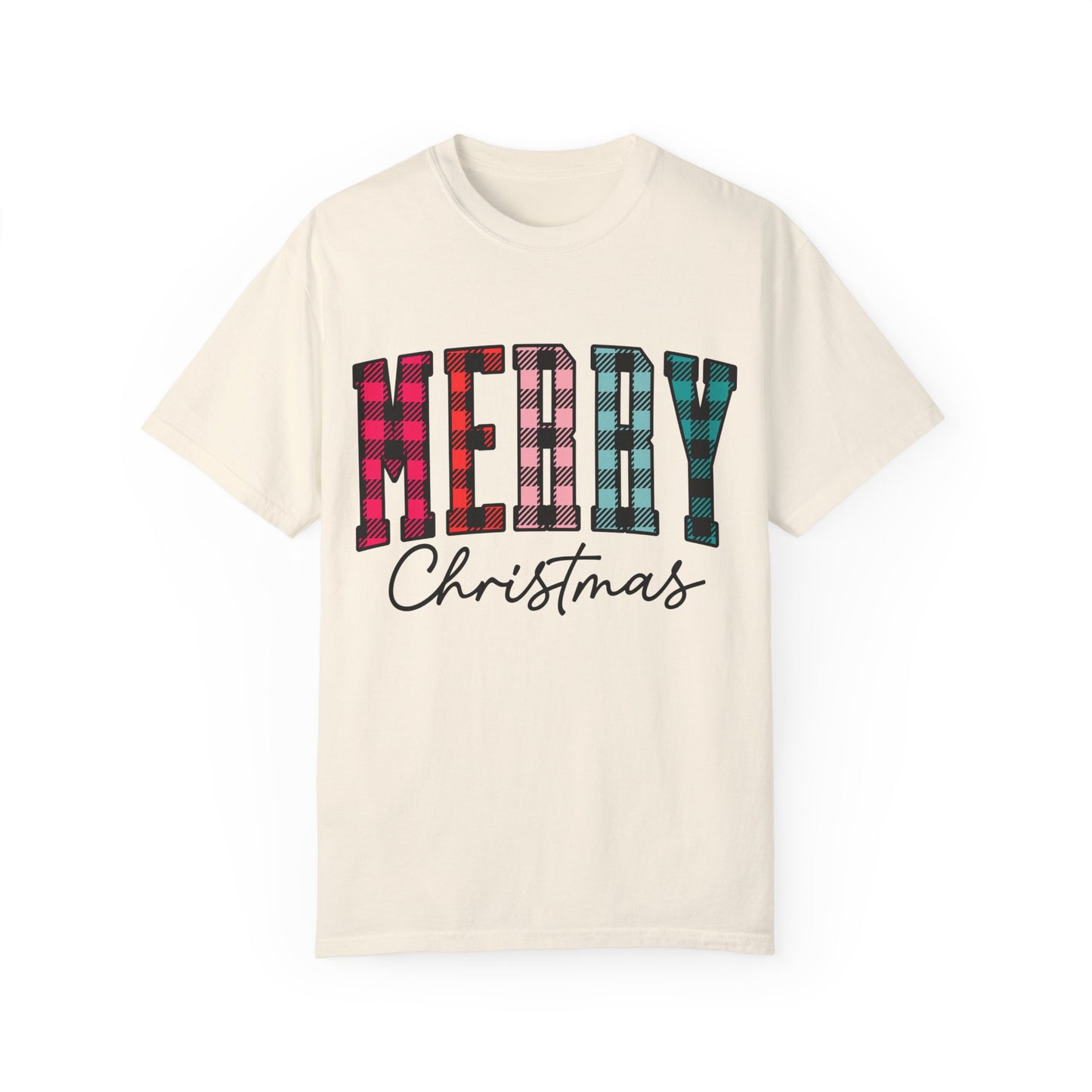 Merry Christmas Garment-Dyed T-shirt