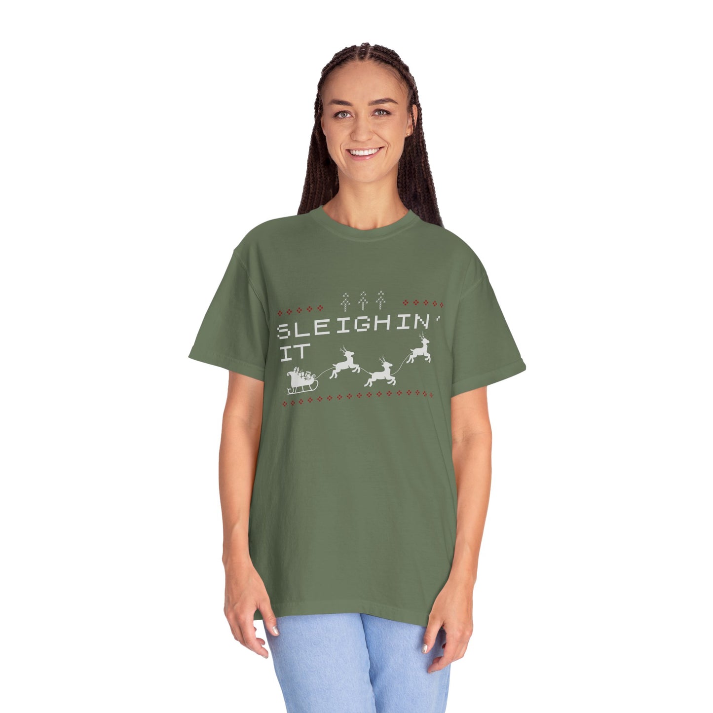 Sleighin it Garment-Dyed T-shirt
