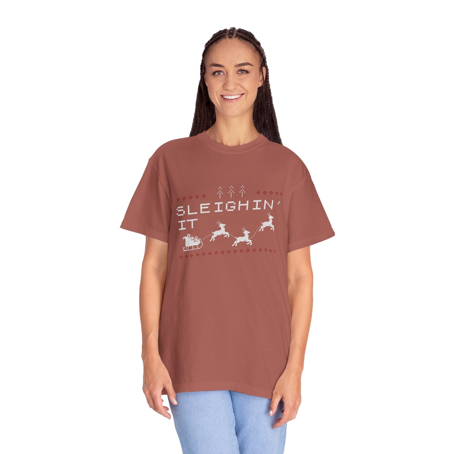 Sleighin it Garment-Dyed T-shirt