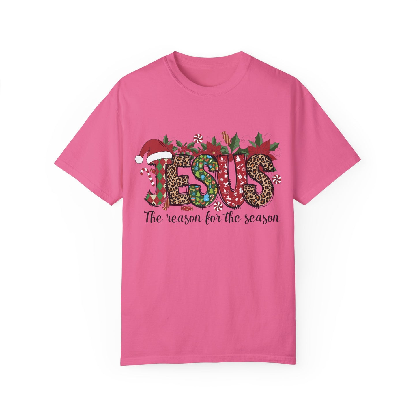 Jesus Christmas Garment-Dyed T-shirt