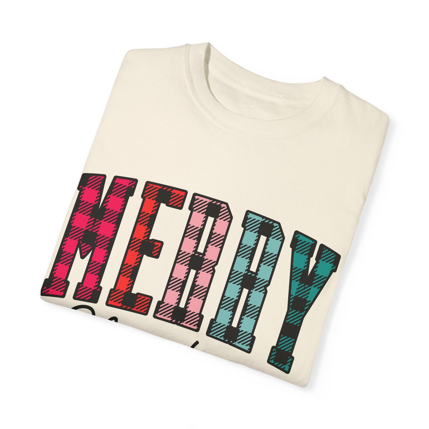 Merry Christmas Garment-Dyed T-shirt