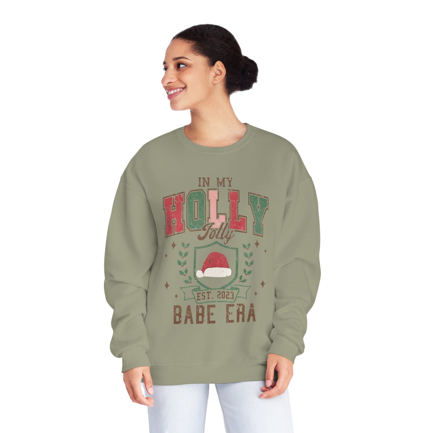 Holly Christmas Babe Sweatshirt
