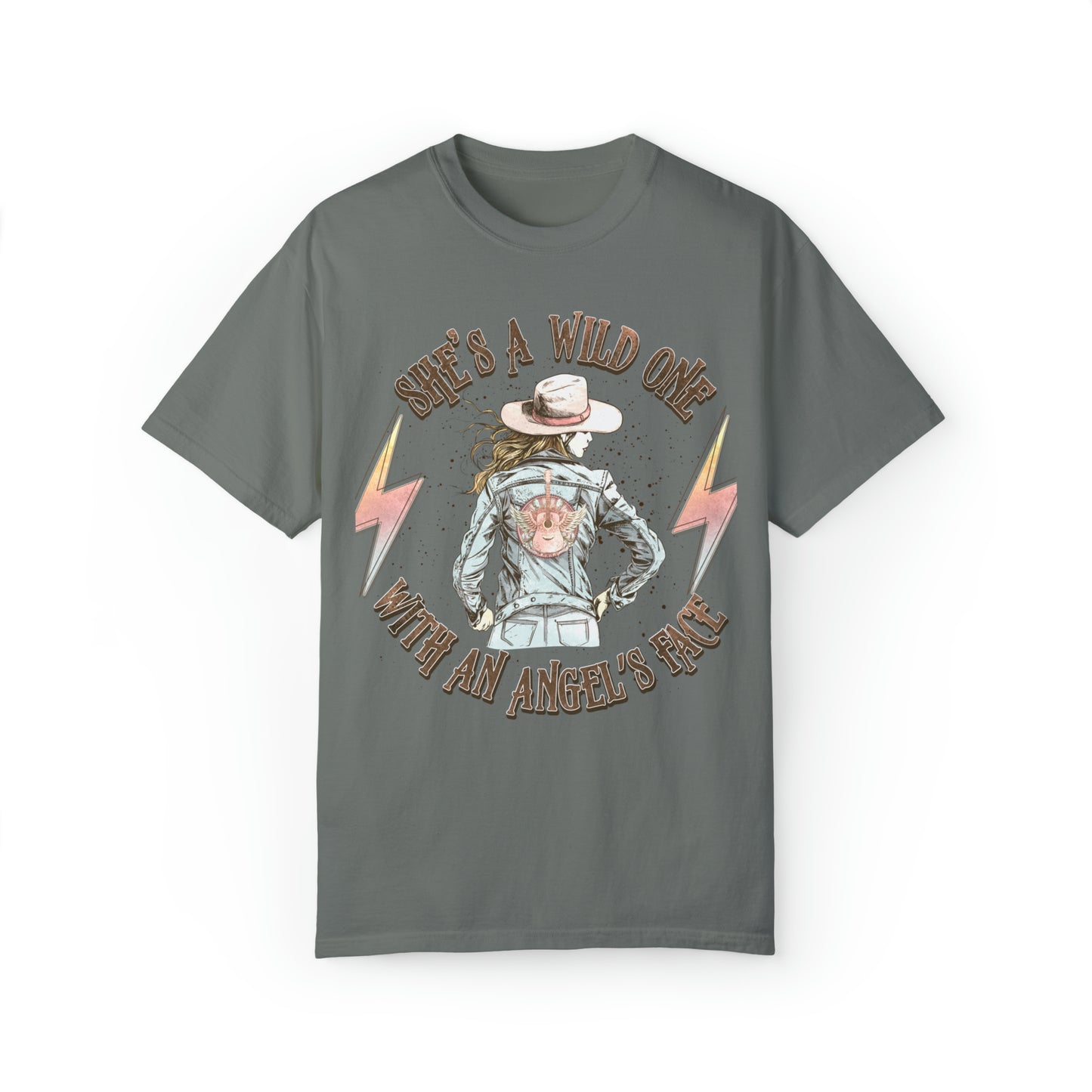She's a wild one Unisex Garment-Dyed T-shirt