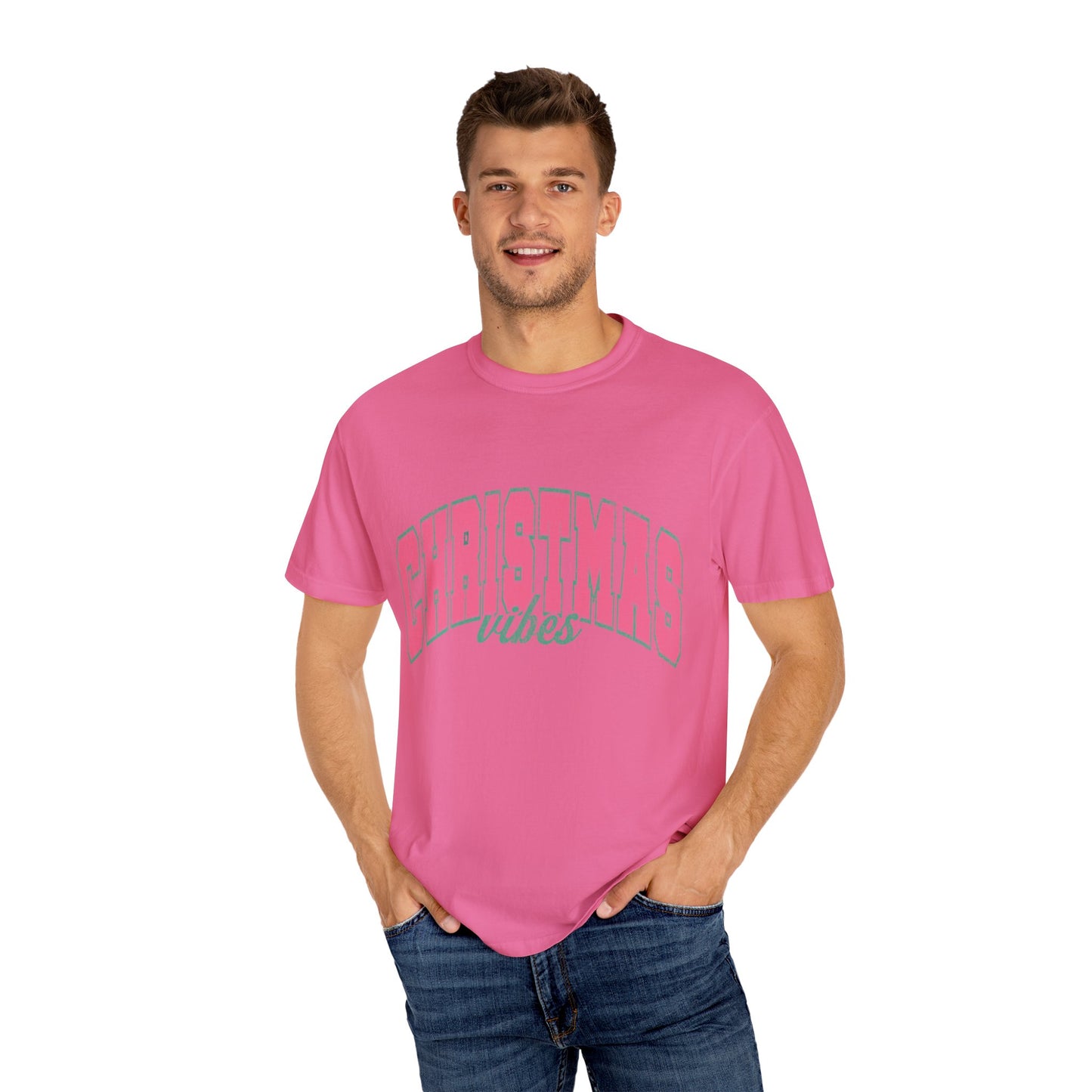 Christmas Vibes Garment-Dyed T-shirt
