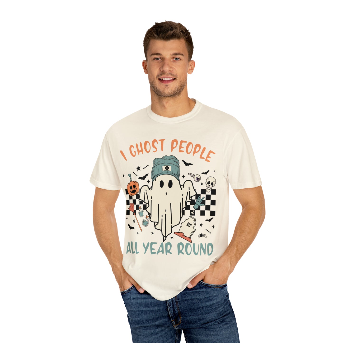 I Ghost people Unisex Garment-Dyed T-shirt