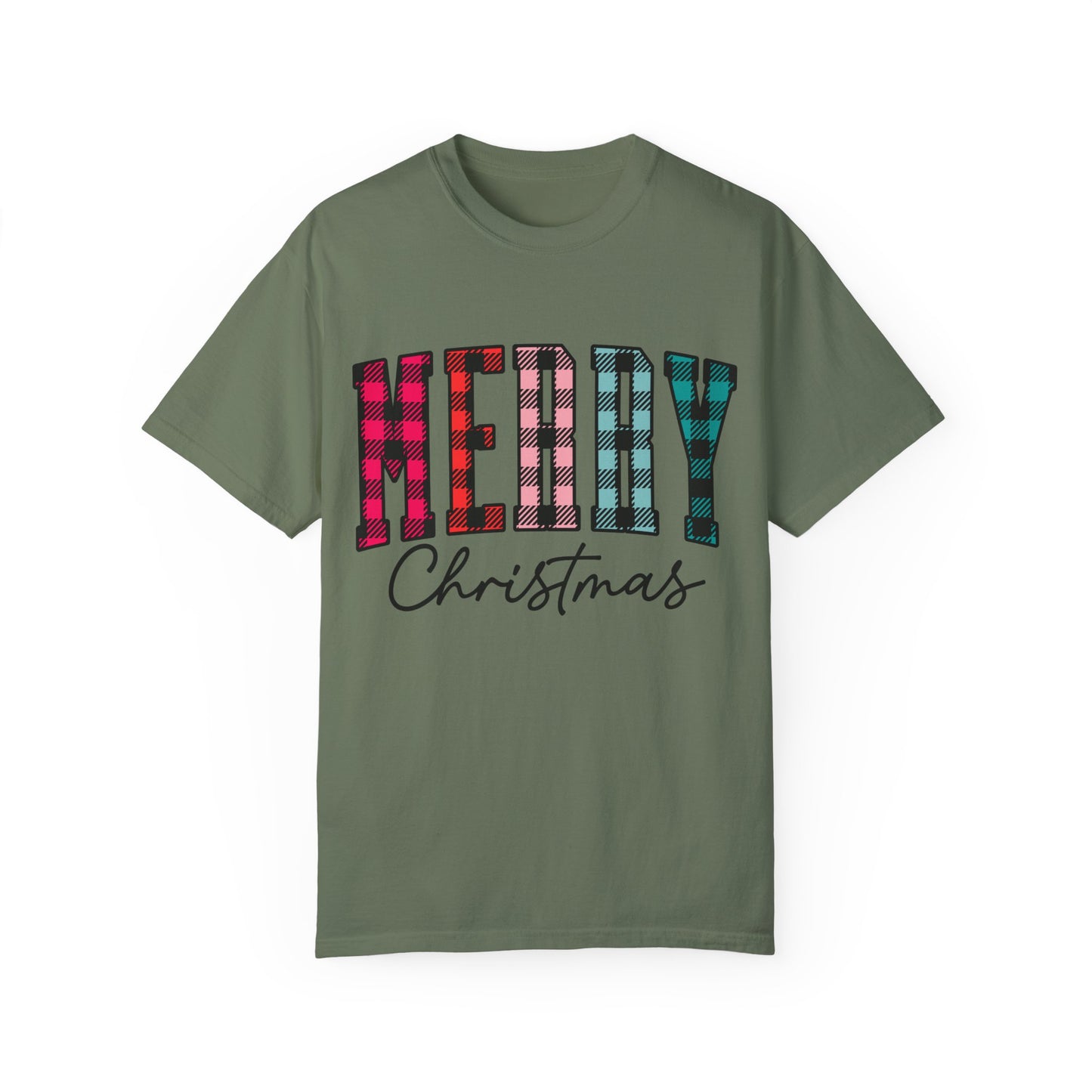 Merry Christmas Garment-Dyed T-shirt