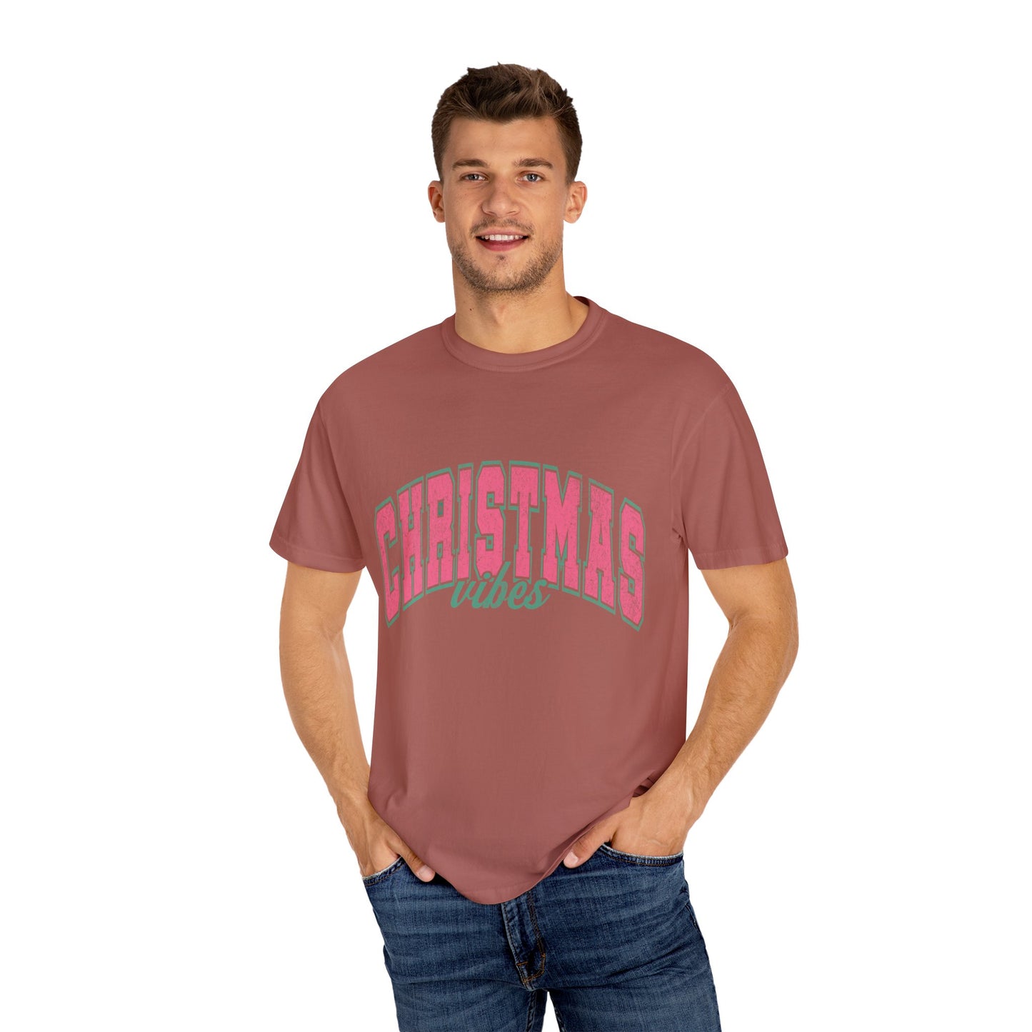 Christmas Vibes Garment-Dyed T-shirt