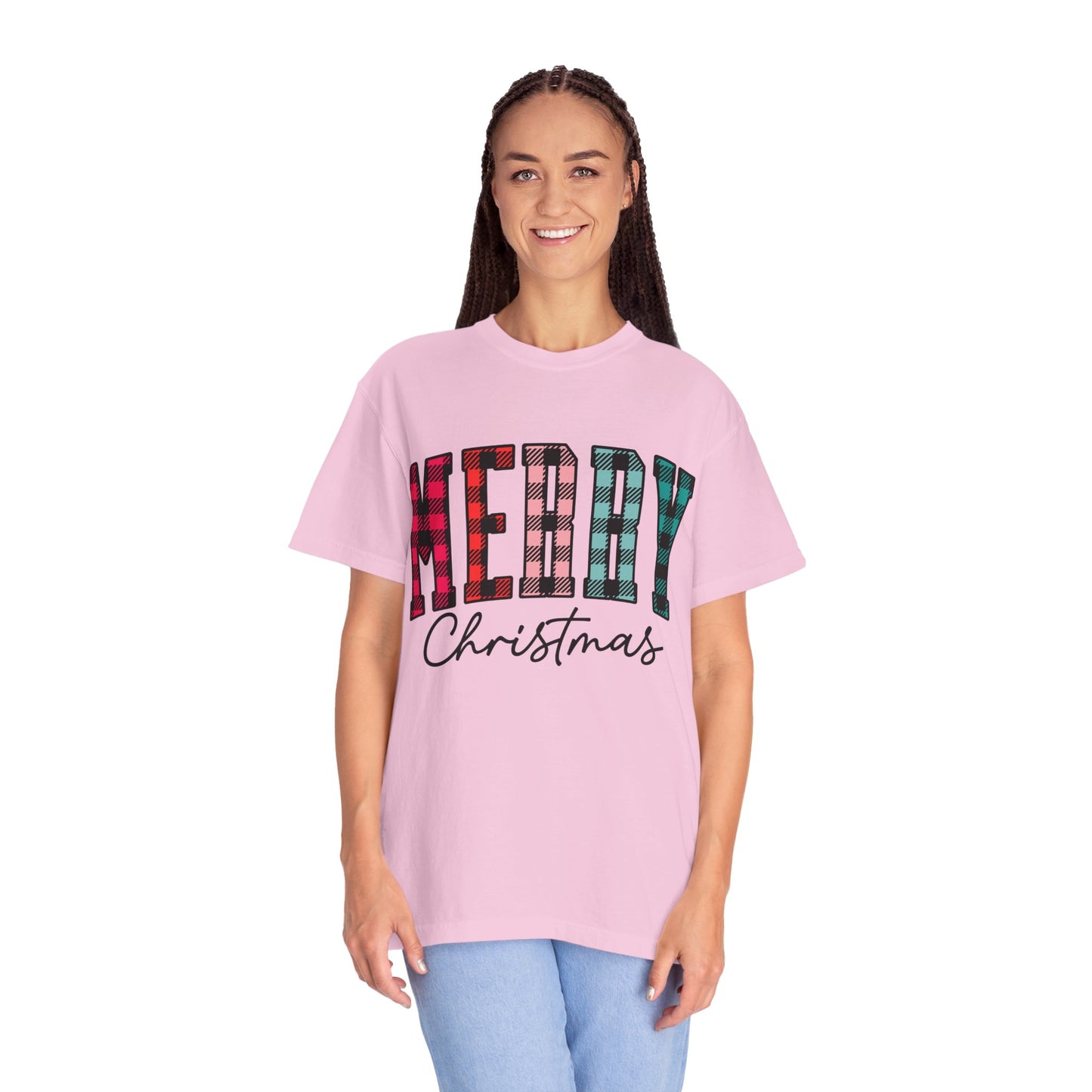 Merry Christmas Garment-Dyed T-shirt