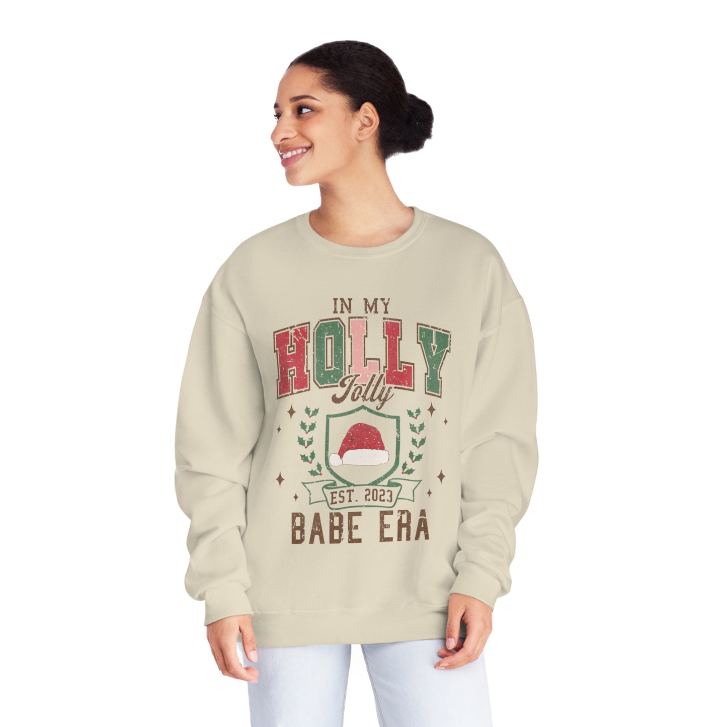 Holly Christmas Babe Sweatshirt