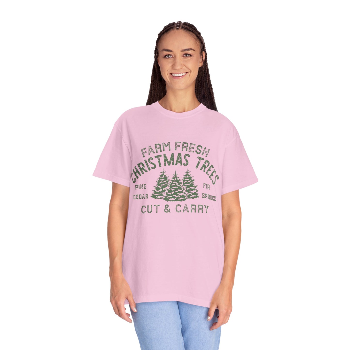 Christmas tree Garment-Dyed T-shirt