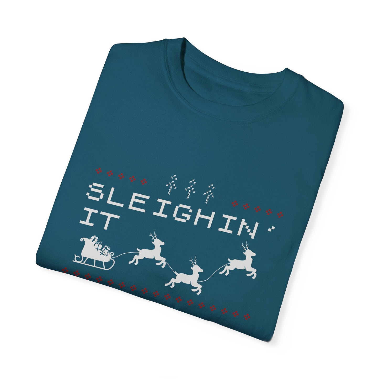 Sleighin it Garment-Dyed T-shirt
