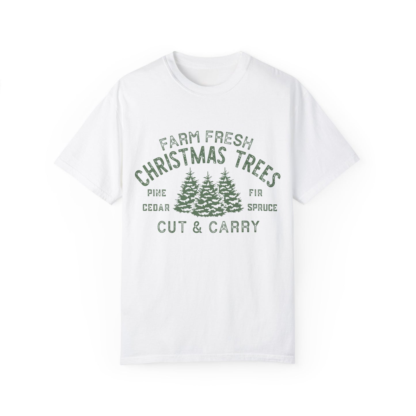 Christmas tree Garment-Dyed T-shirt