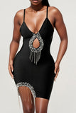 Rhinestones Mini dress