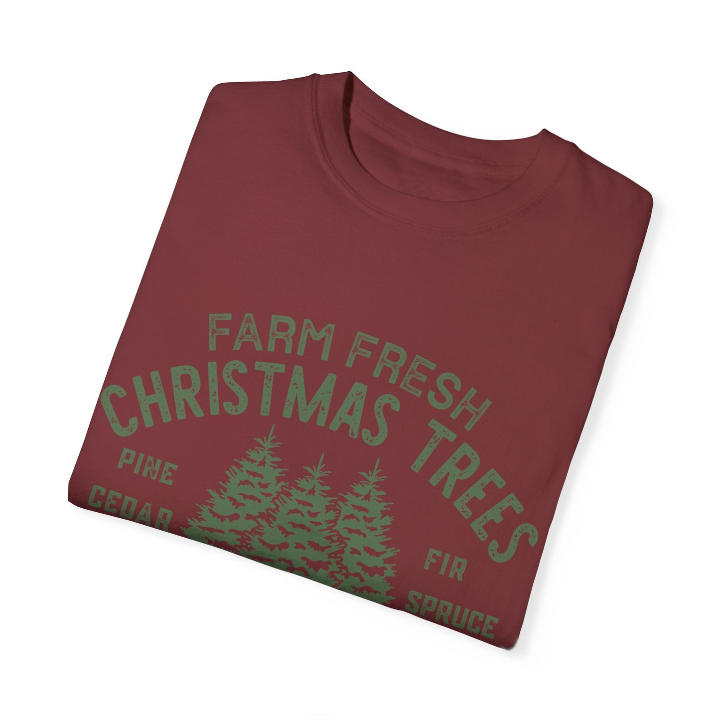 Christmas tree Garment-Dyed T-shirt