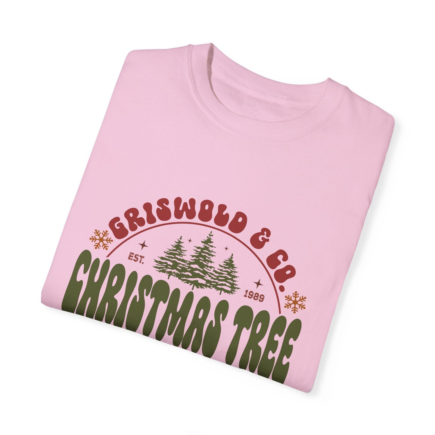 Christmas tree farm Garment-Dyed T-shirt