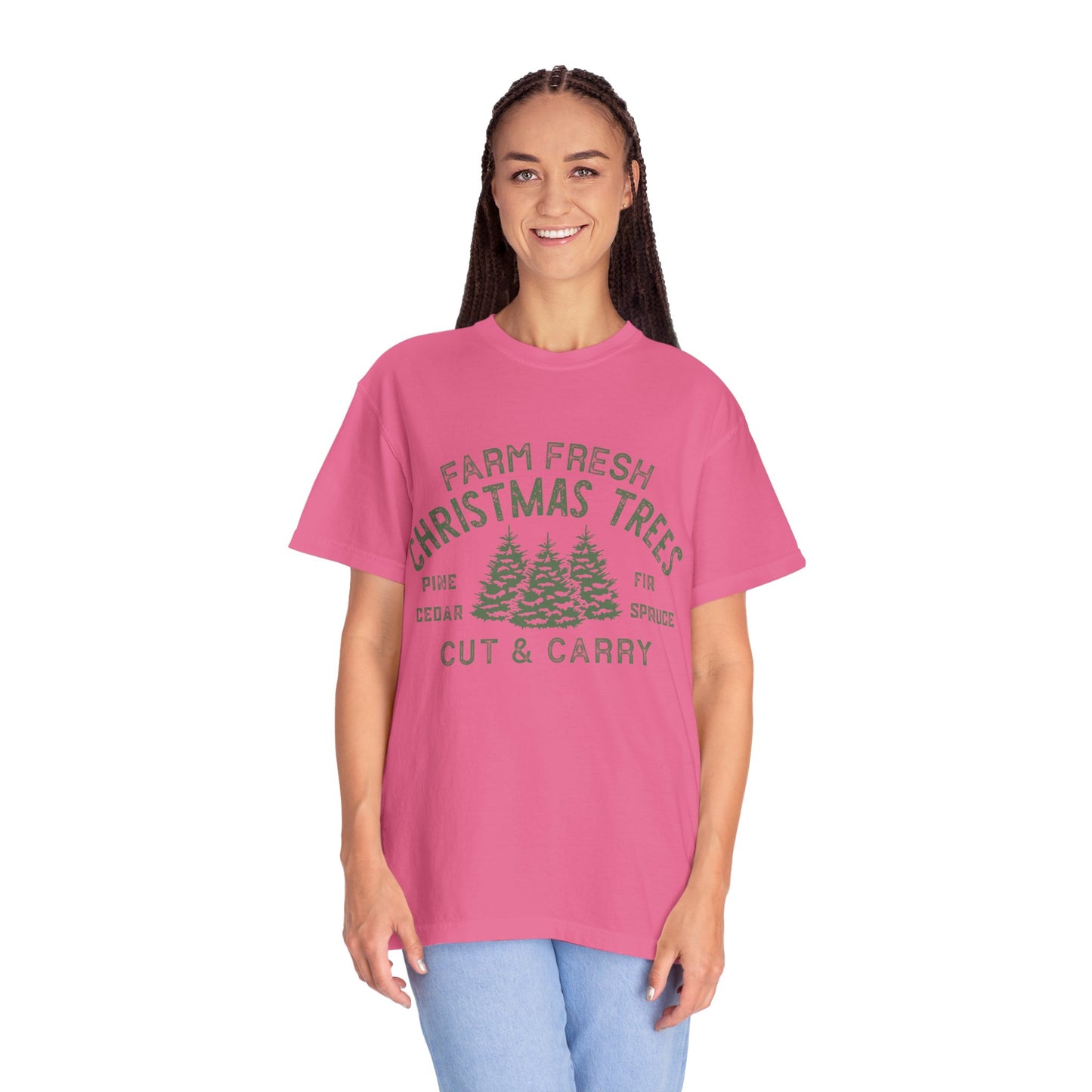 Christmas tree Garment-Dyed T-shirt