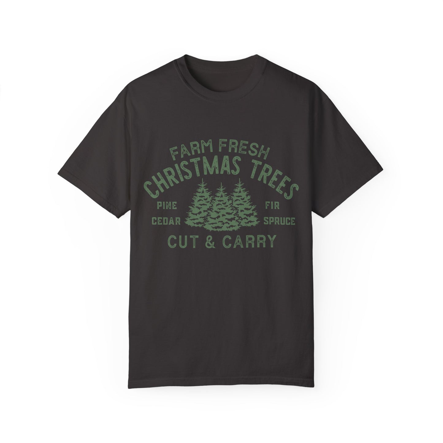 Christmas tree Garment-Dyed T-shirt