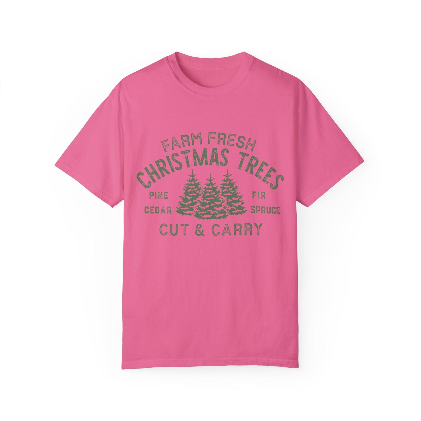Christmas tree Garment-Dyed T-shirt