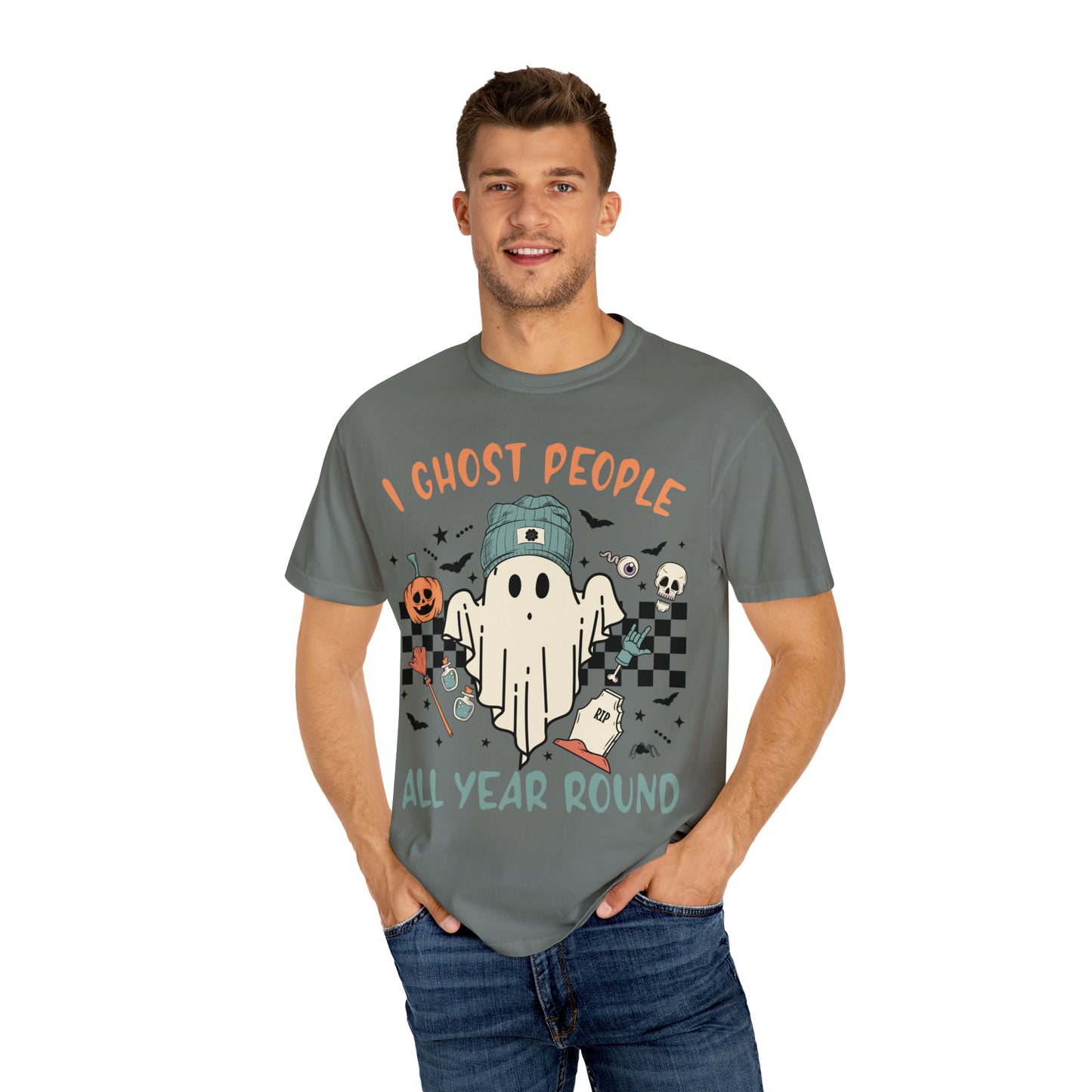 I Ghost people Unisex Garment-Dyed T-shirt
