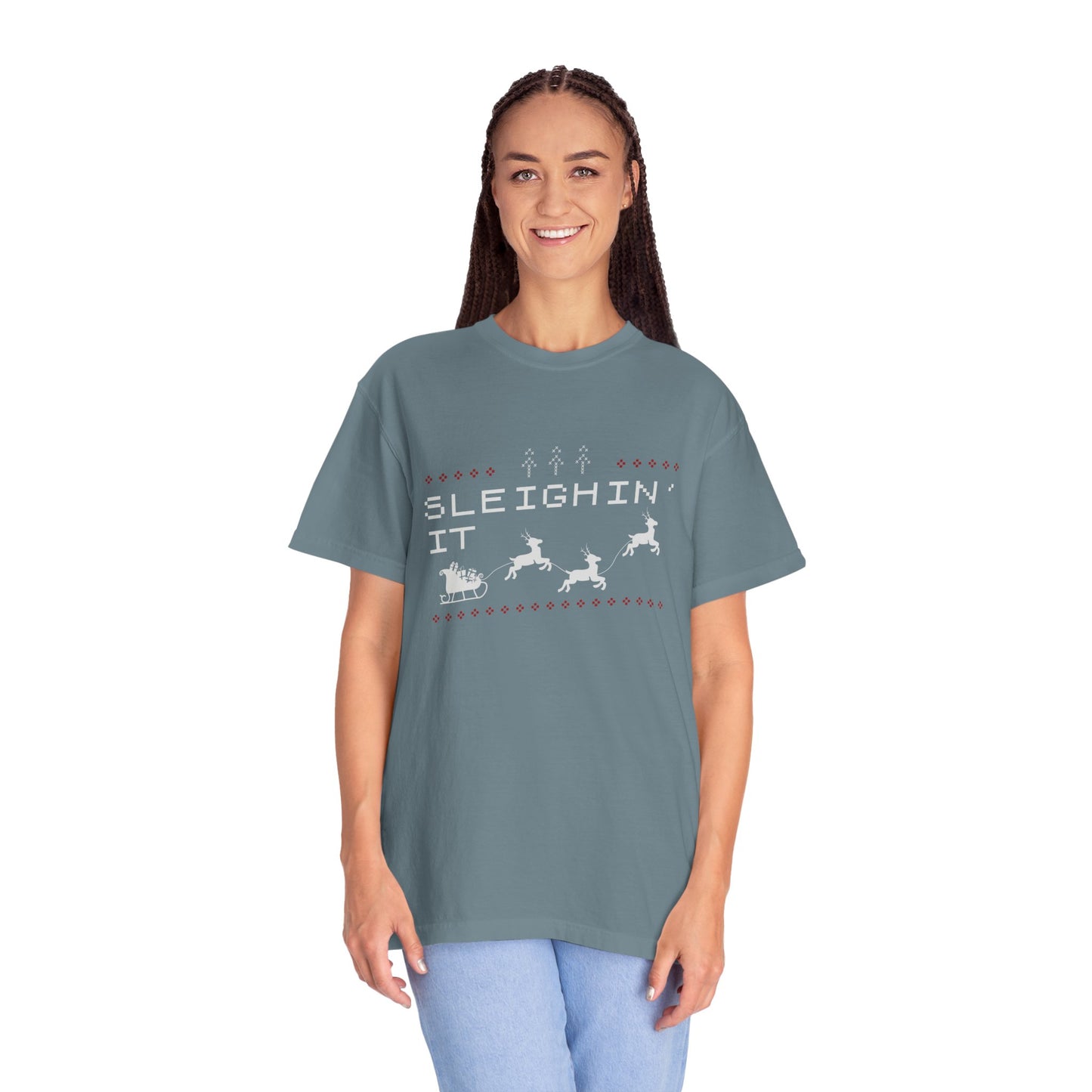 Sleighin it Garment-Dyed T-shirt