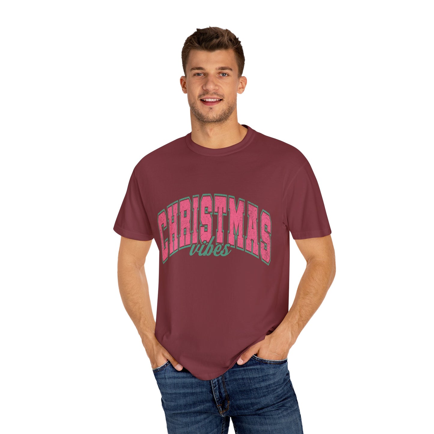 Christmas Vibes Garment-Dyed T-shirt