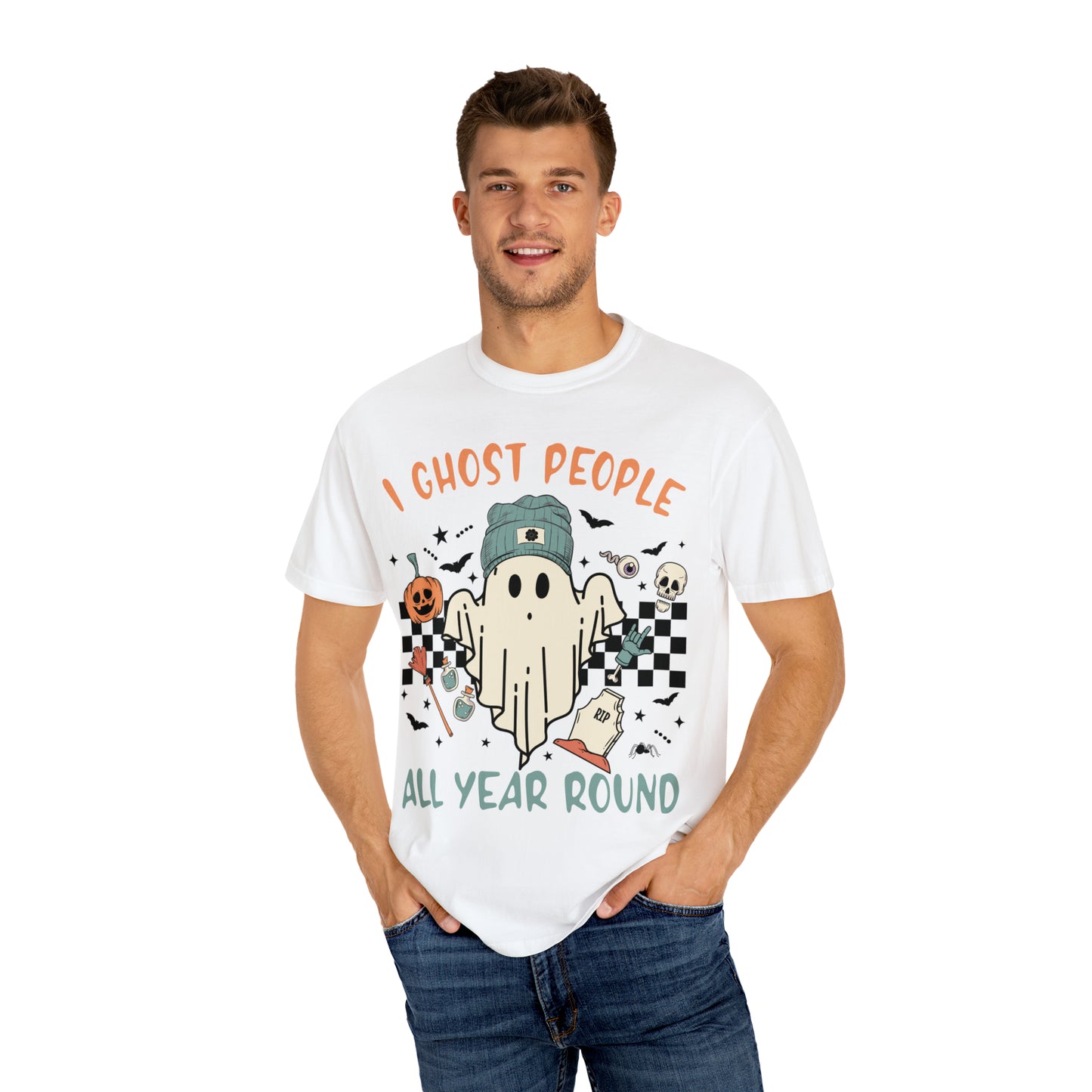 I Ghost people Unisex Garment-Dyed T-shirt