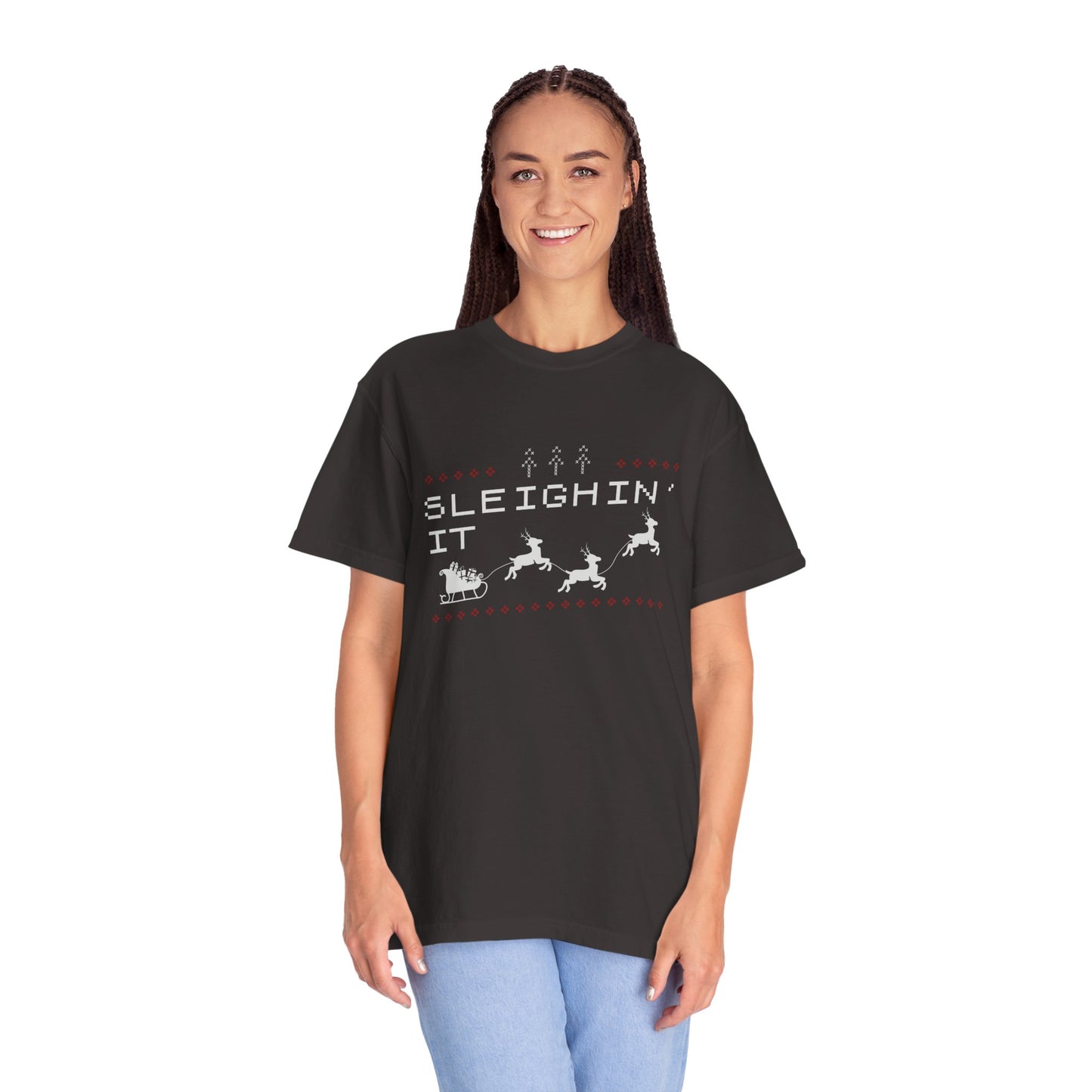 Sleighin it Garment-Dyed T-shirt