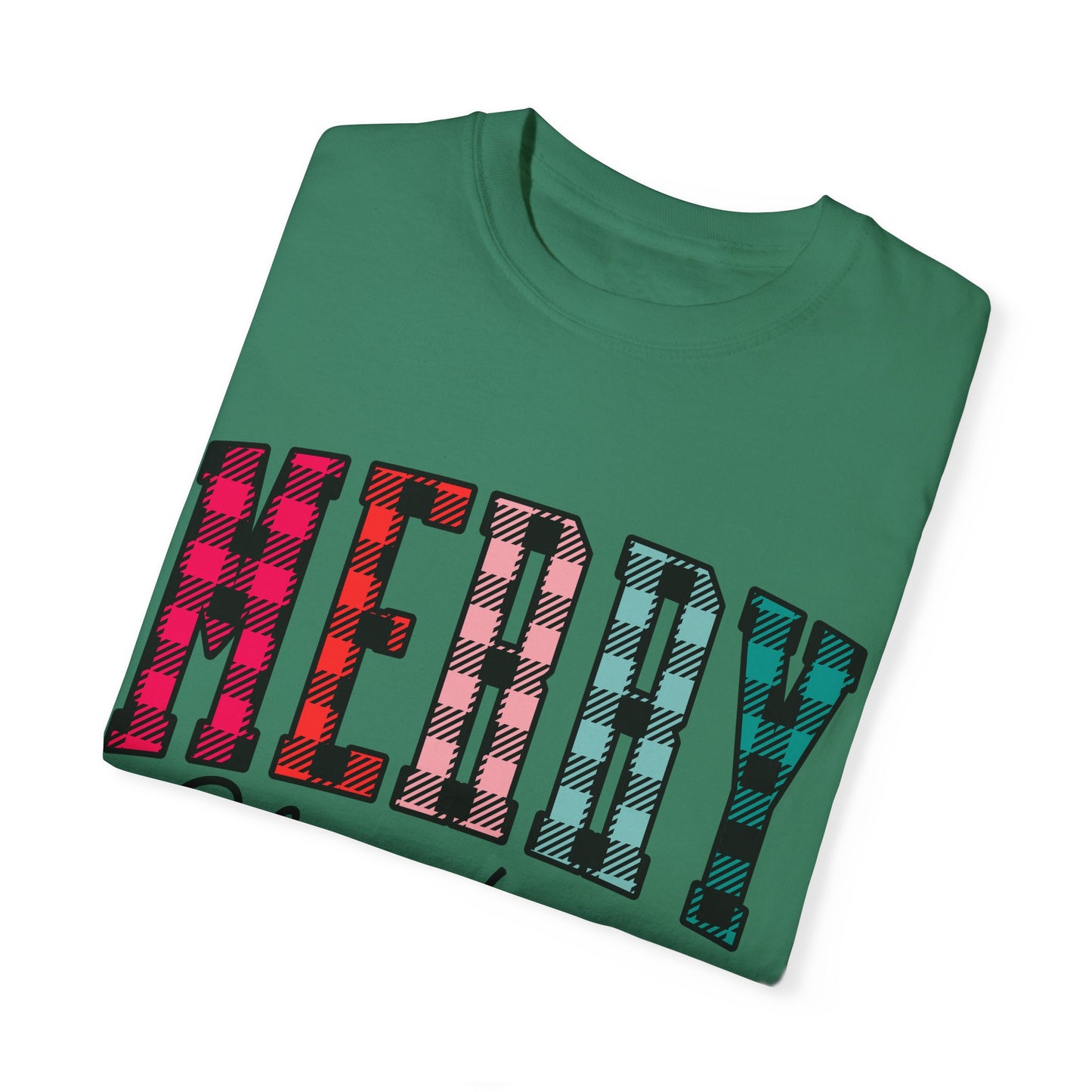 Merry Christmas Garment-Dyed T-shirt