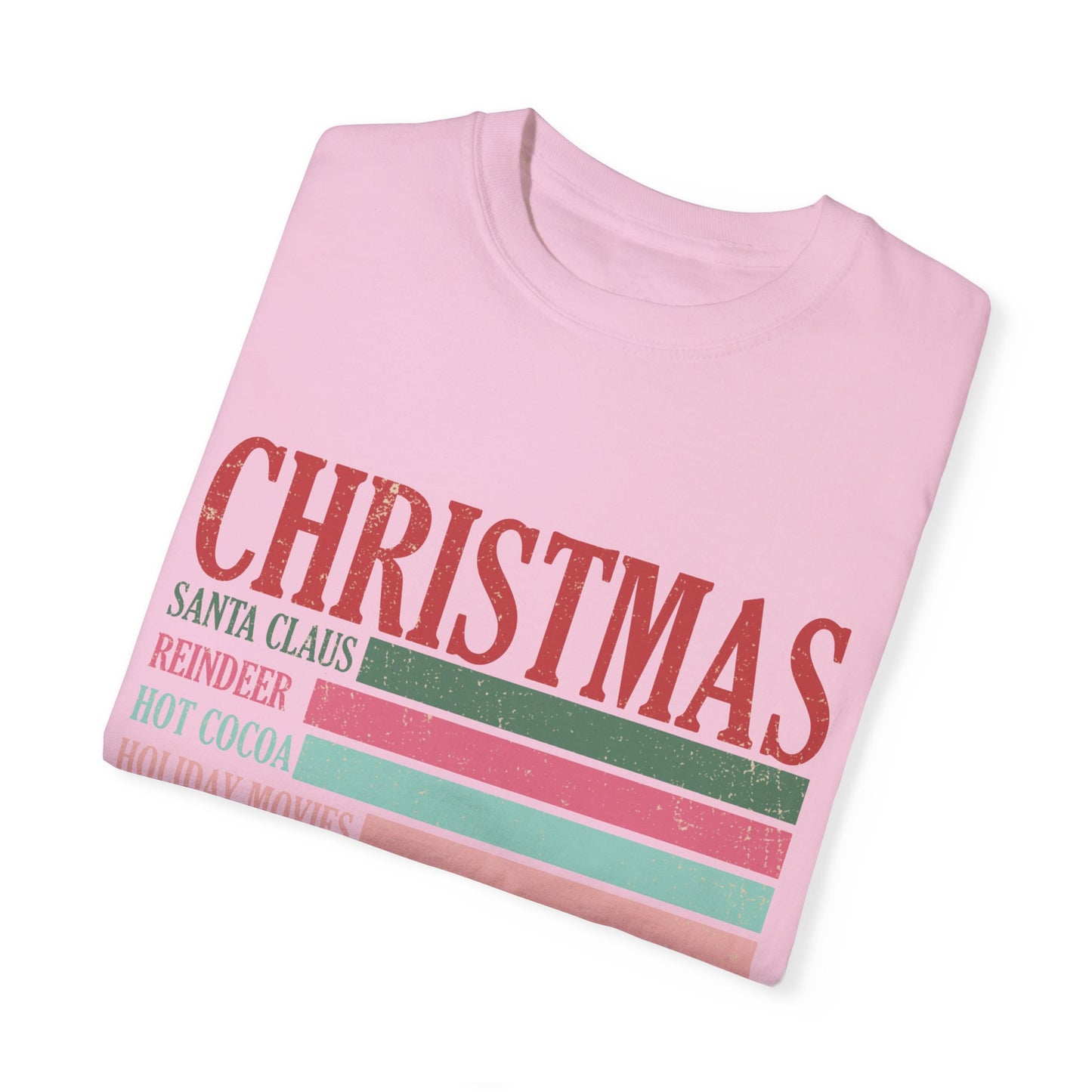 Christmas Retro Garment-Dyed T-shirt