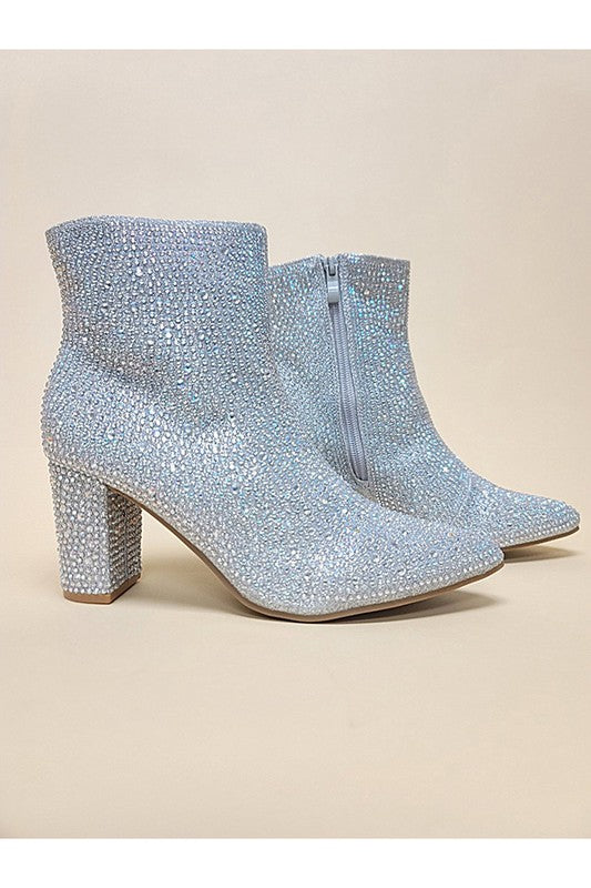 Ice Rhinestones boots