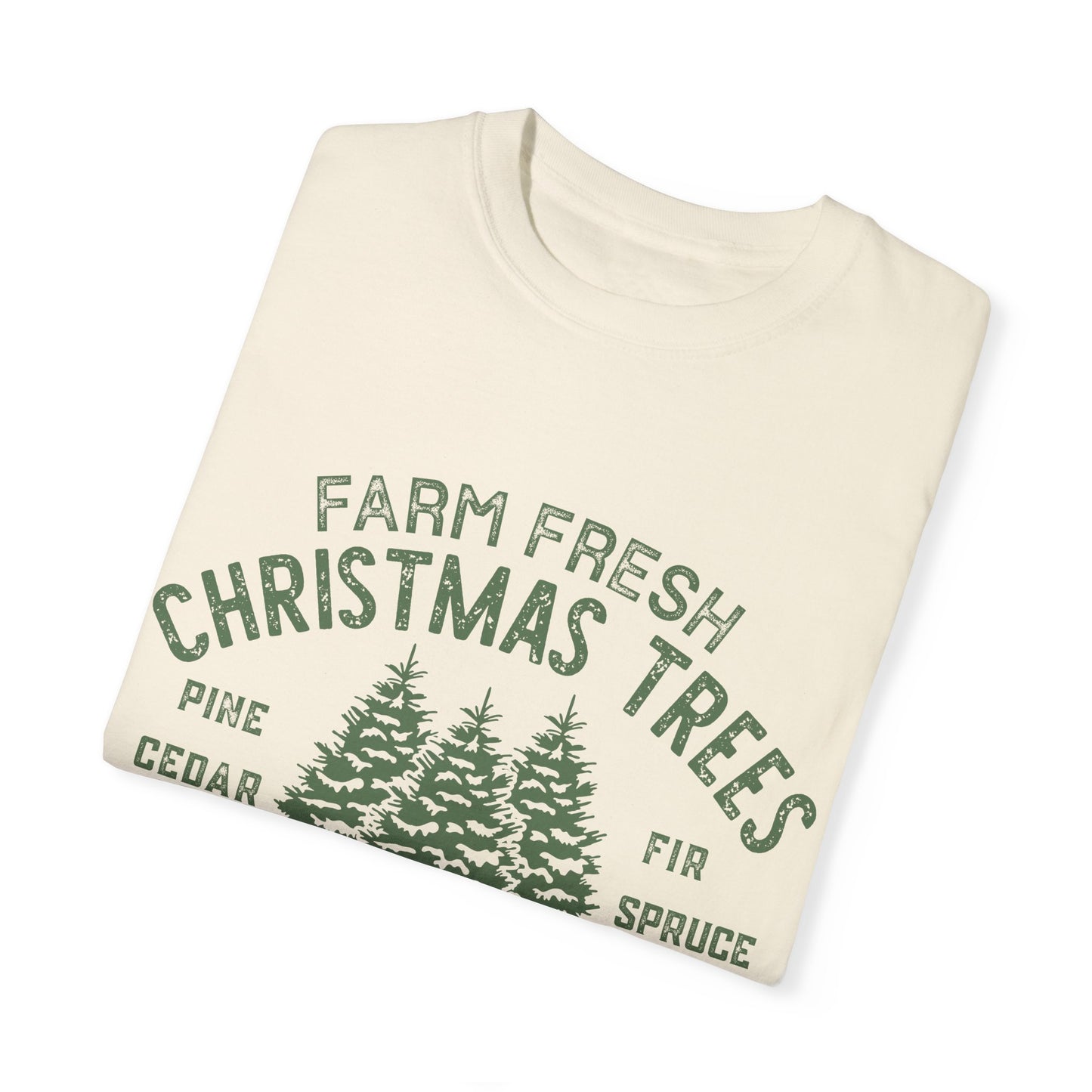 Christmas tree Garment-Dyed T-shirt