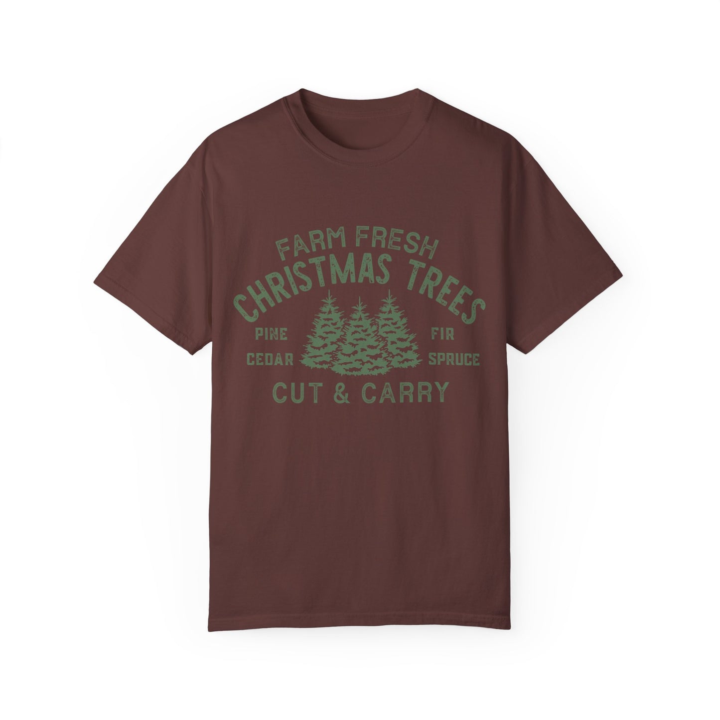 Christmas tree Garment-Dyed T-shirt