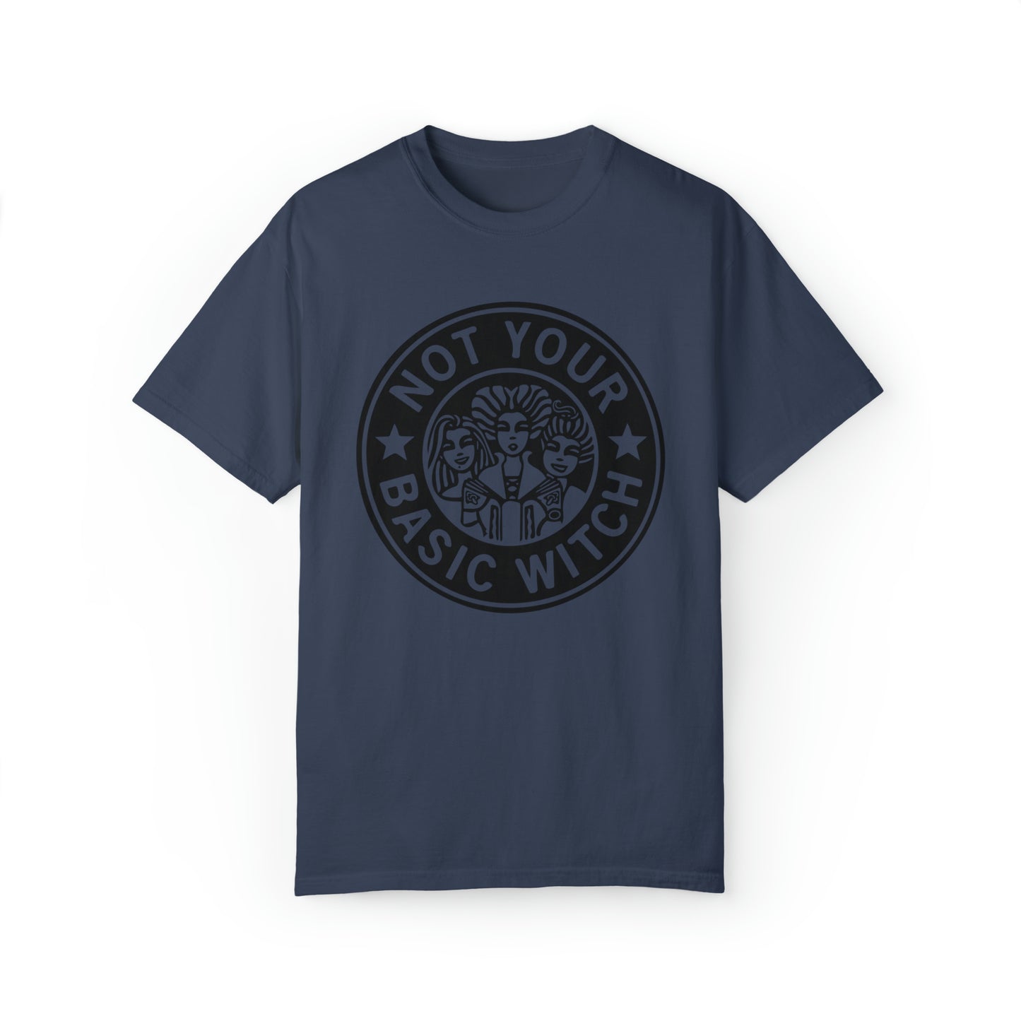 Not your Basic Witch Graphic logo tee