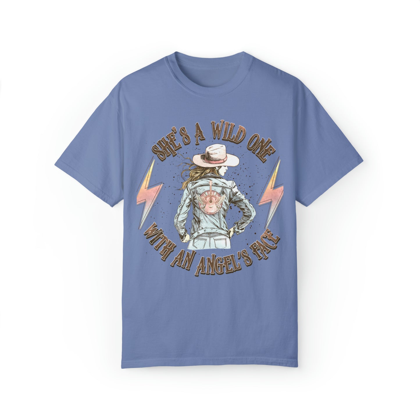 She's a wild one Unisex Garment-Dyed T-shirt