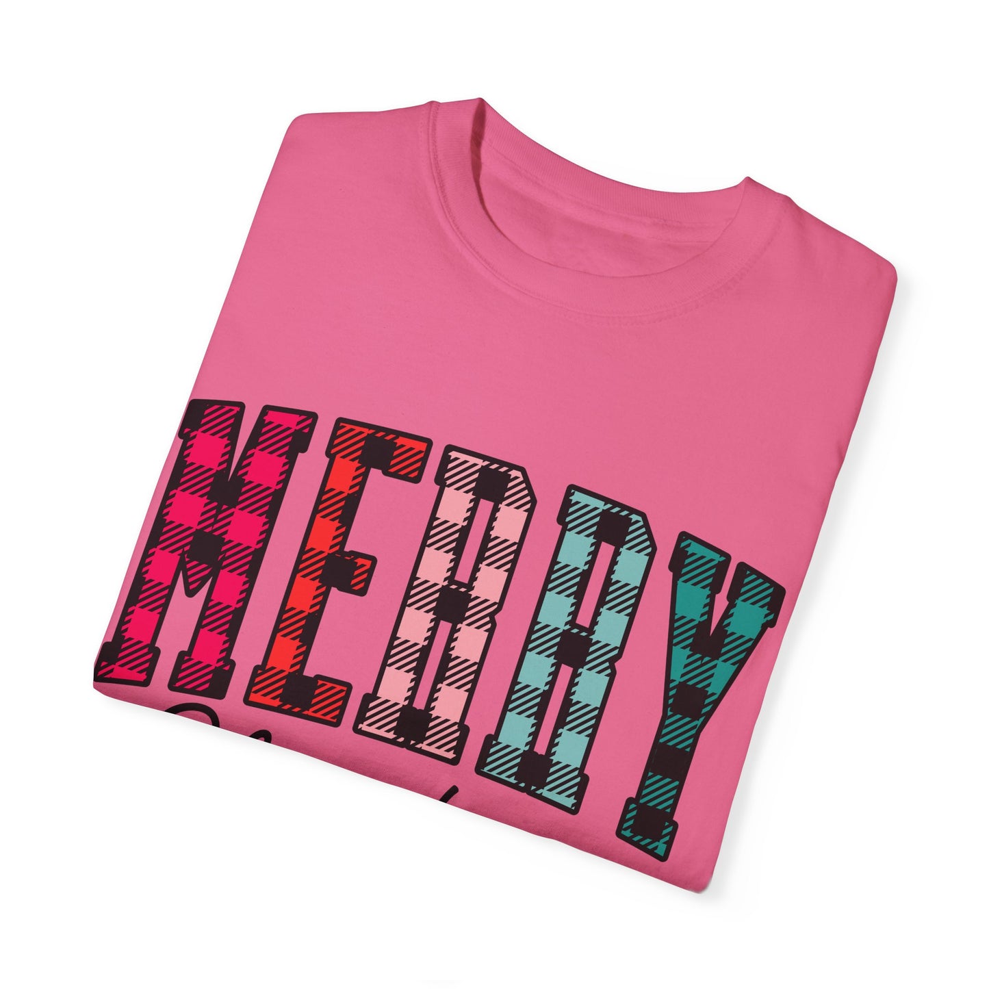 Merry Christmas Garment-Dyed T-shirt