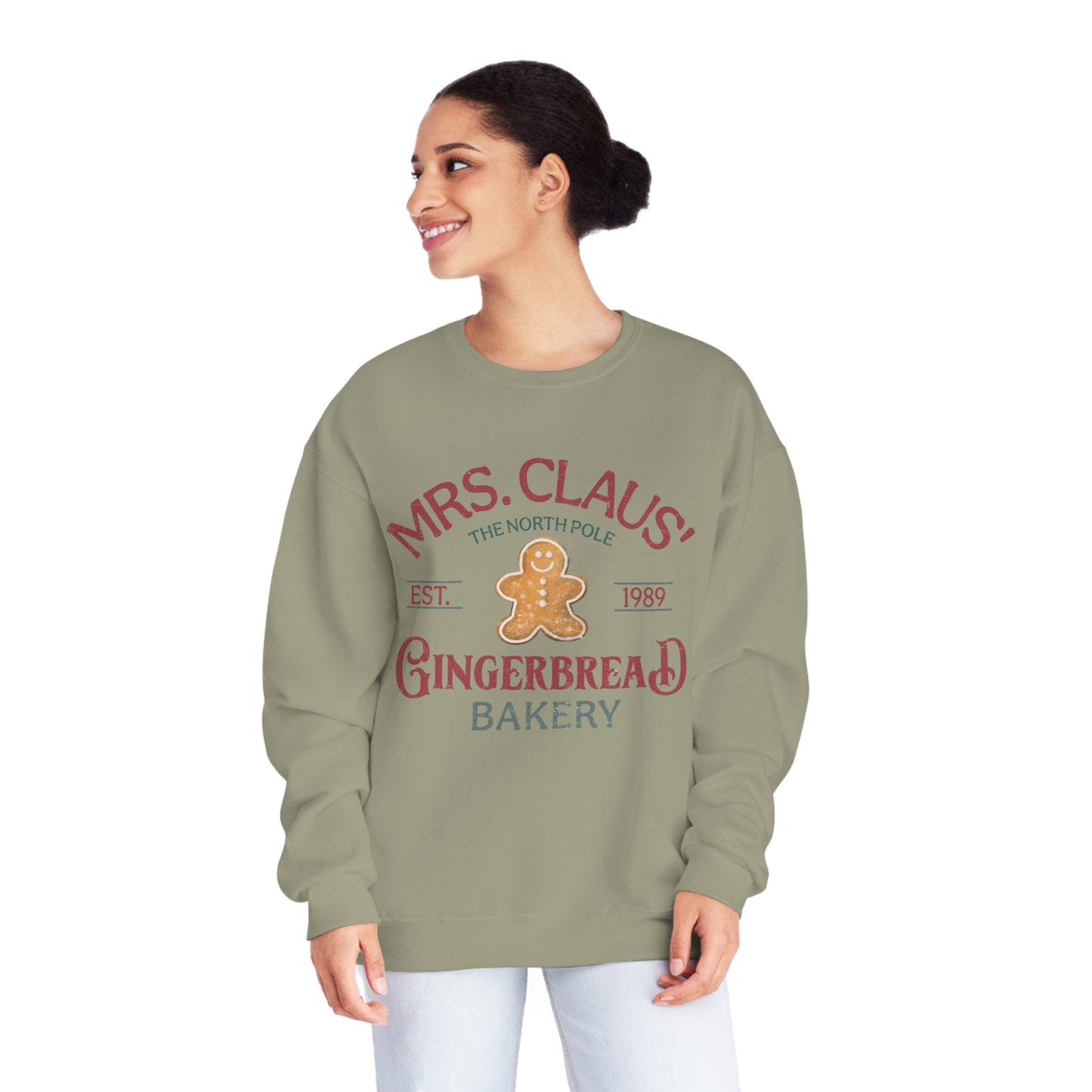 Mrs Claus Gingerbread Sweatshirt